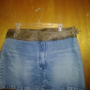 Blue Jean mini skirt